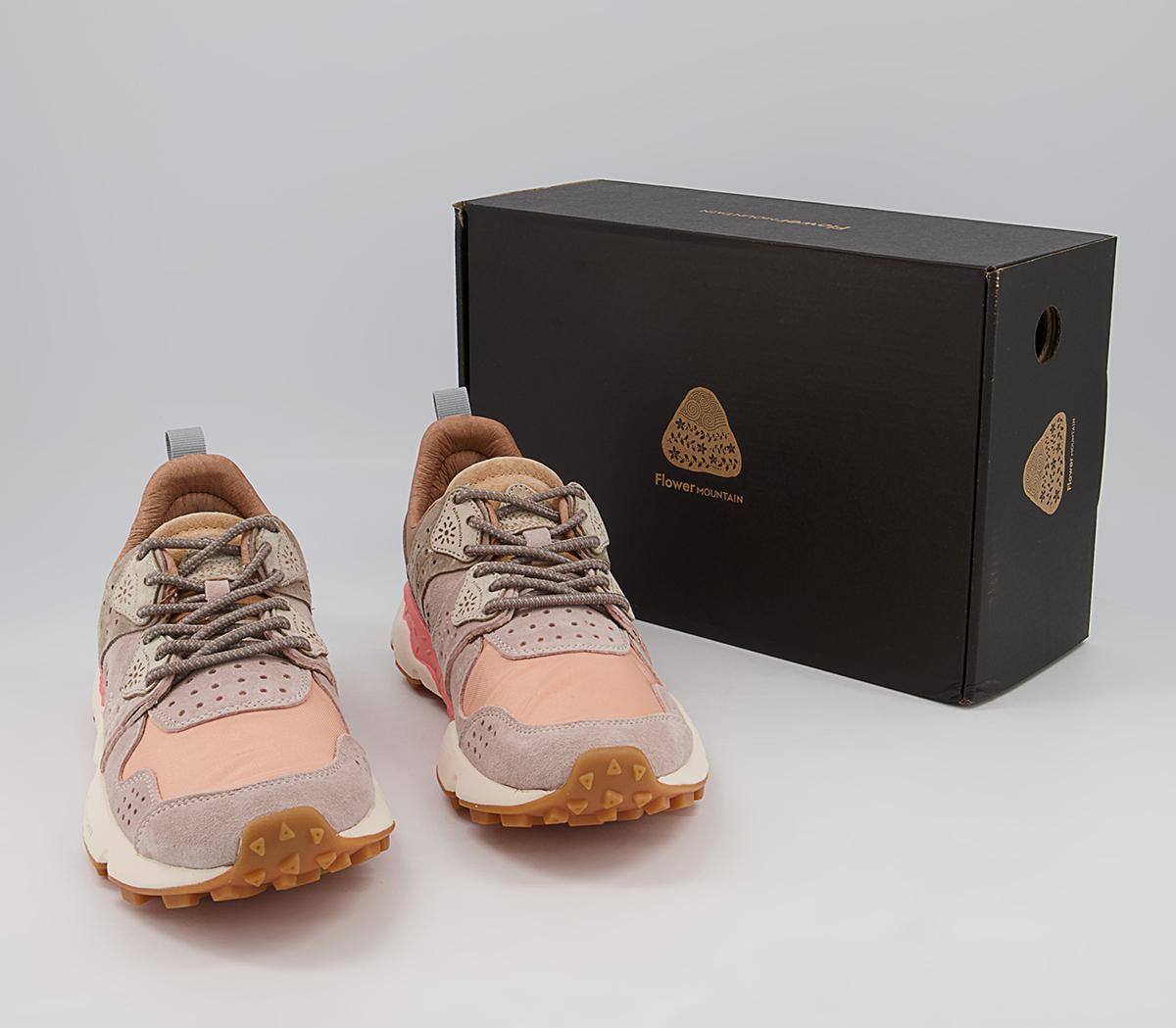 Flower MountainCorax Woman TrainersVelour Pink