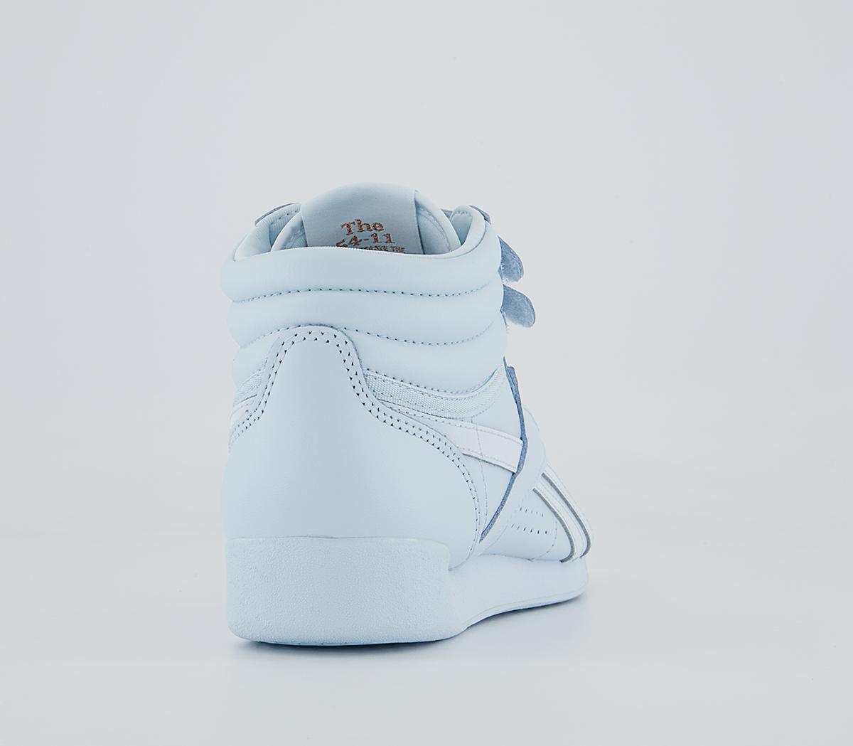 Reebok Freestyle Hi Cardi Trainers Reebok Freestyle Hi Cardi Trainers Glass Blue F