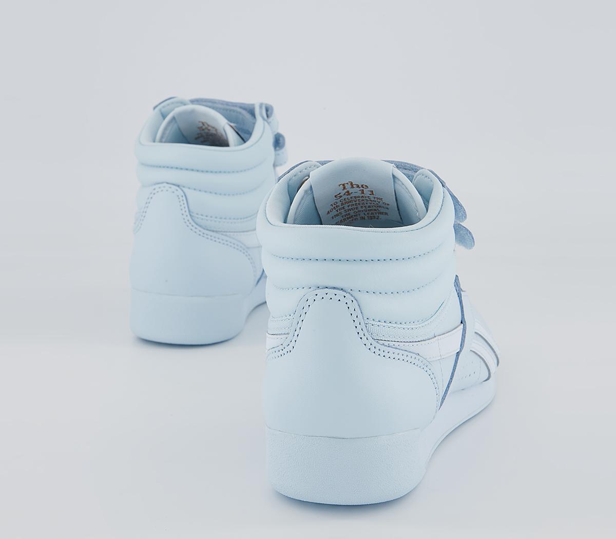 Reebok Freestyle Hi Cardi Trainers Reebok Freestyle Hi Cardi Trainers Glass Blue F