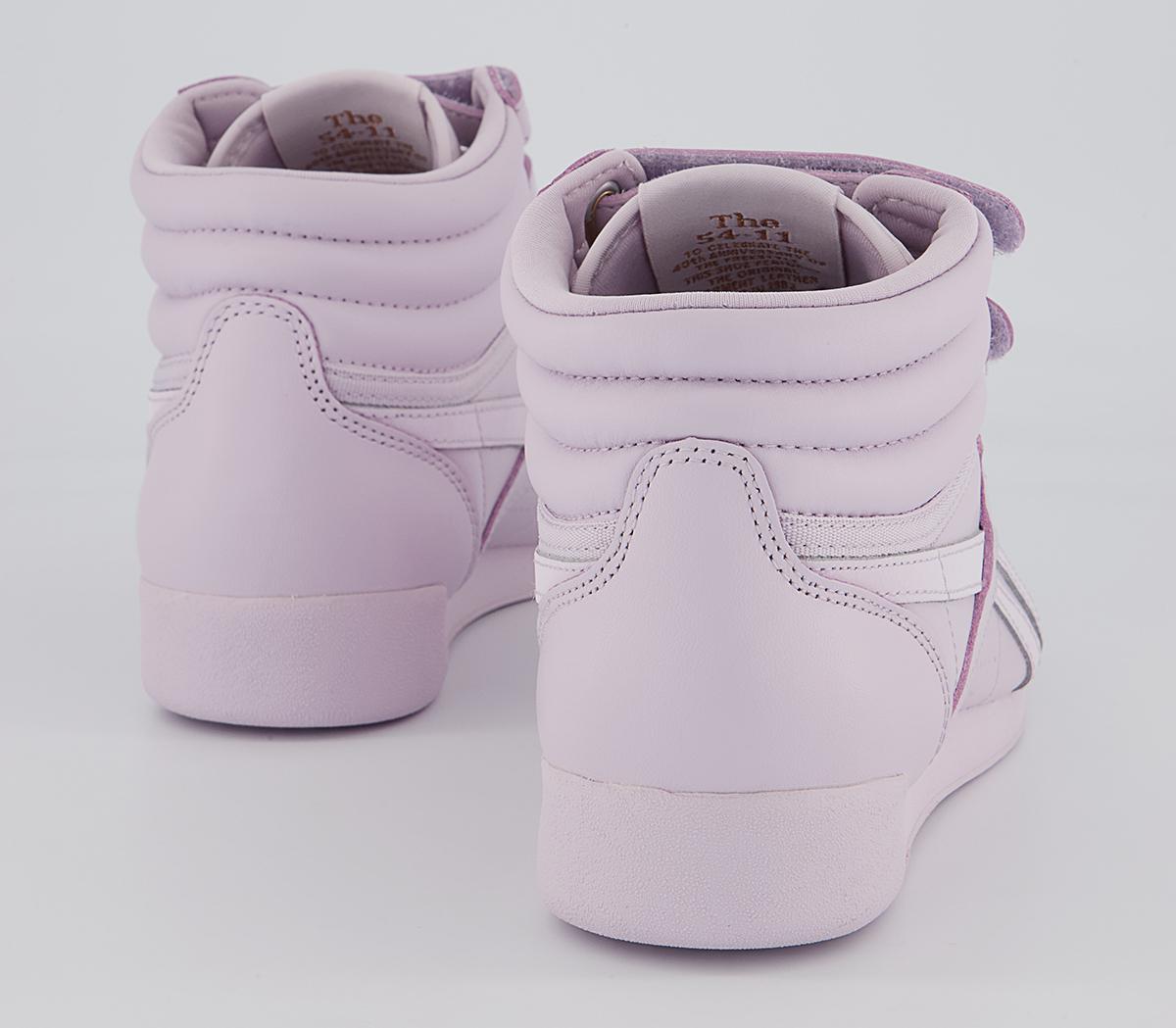 Reebok Freestyle Hi Cardi Trainers Reebok Freestyle Hi Cardi Trainers Quartz Rose F