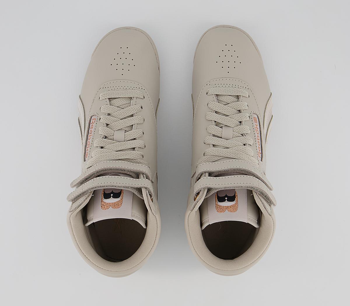 Reebok Freestyle Hi Cardi Trainers Reebok Freestyle Hi Cardi Trainers Moonstone F