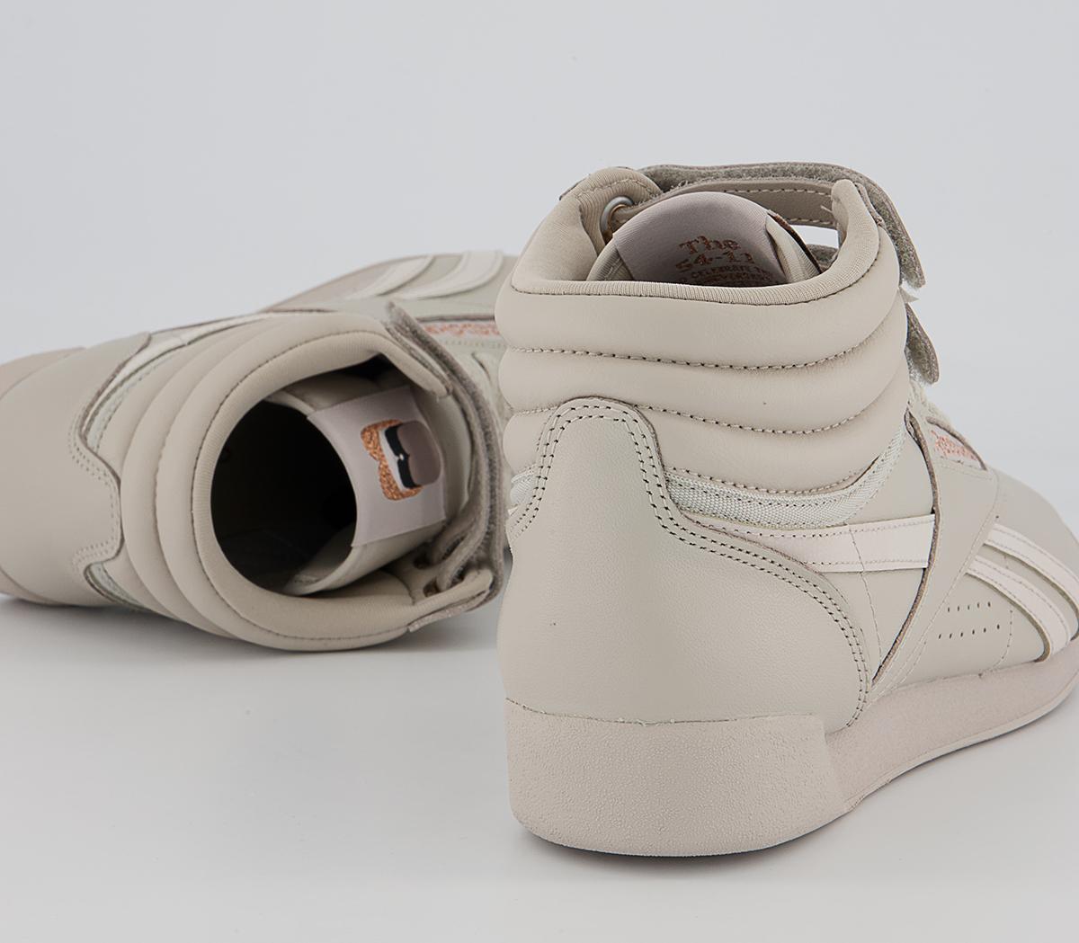 Reebok Freestyle Hi Cardi Trainers Reebok Freestyle Hi Cardi Trainers Moonstone F