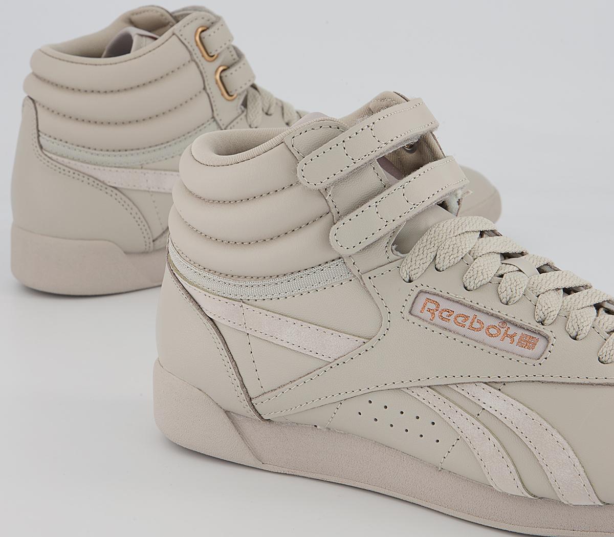 Reebok Freestyle Hi Cardi Trainers Reebok Freestyle Hi Cardi Trainers Moonstone F