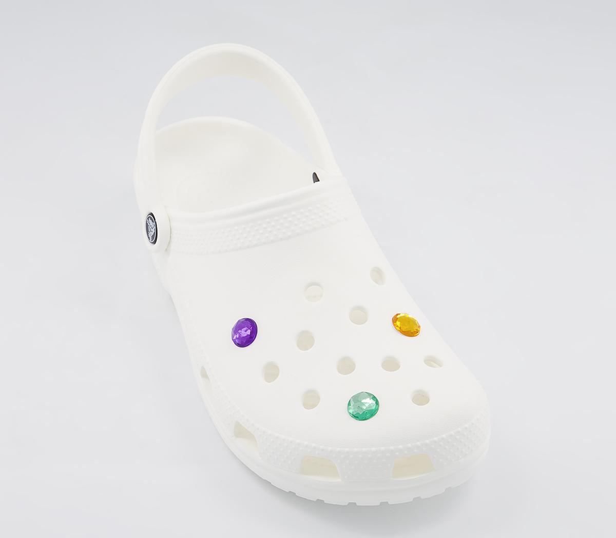 Crocs Sparkly Circle 3 Pack Jibbitz Crocs Sparkly Circle 3 Pack Jibbitz Multi