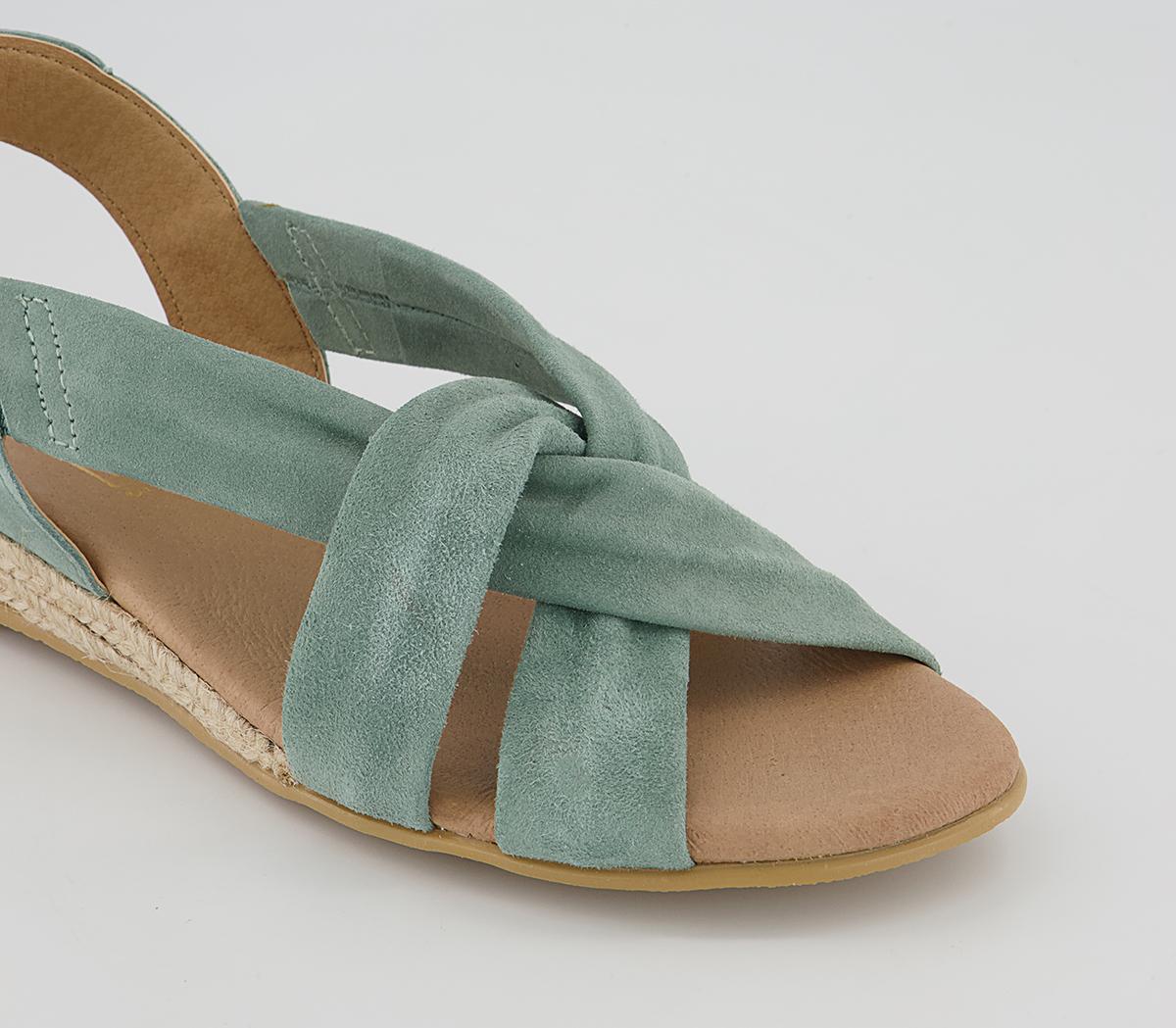 Office Hellie Espadrille Sandals Office Hellie Espadrille Sandals Pistachio Suede