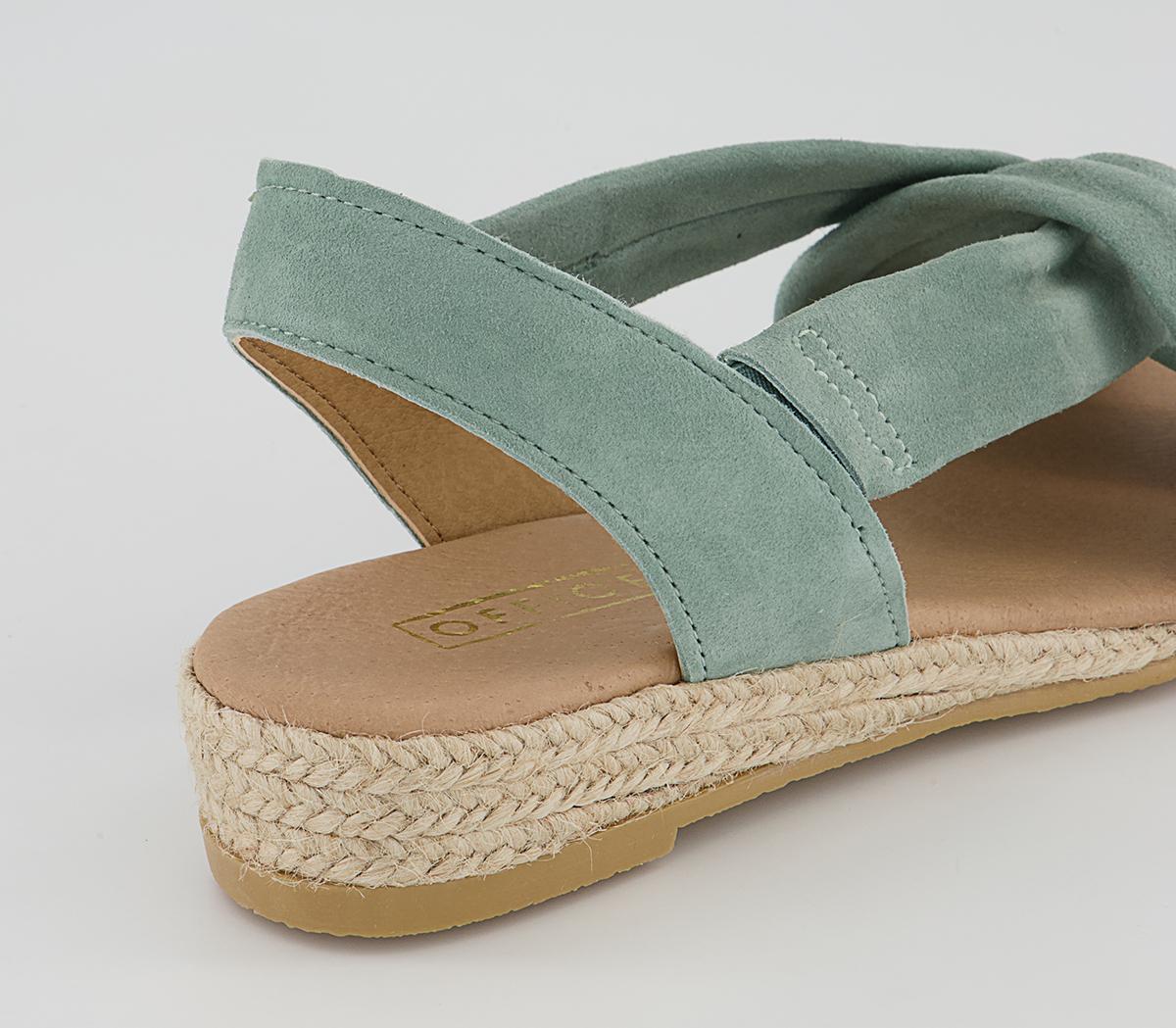 Office Hellie Espadrille Sandals Office Hellie Espadrille Sandals Pistachio Suede