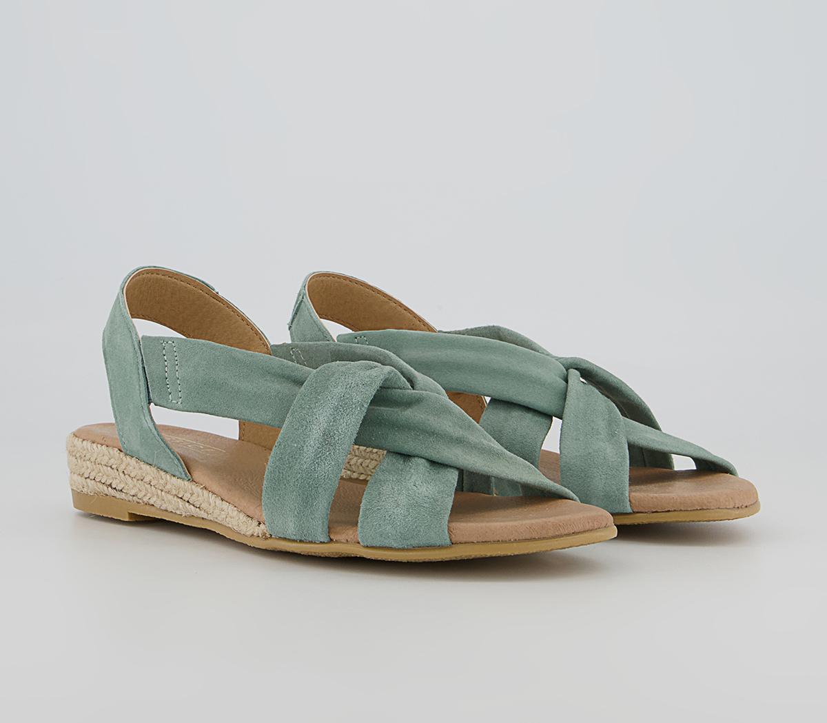 Office Hellie Espadrille Sandals Office Hellie Espadrille Sandals Pistachio Suede