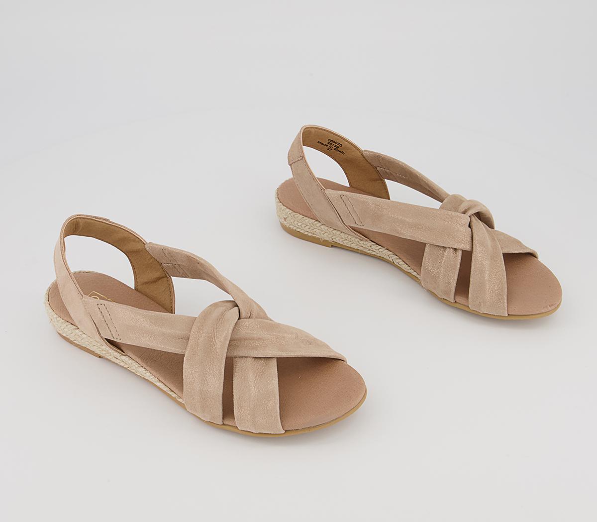 Office Hellie Cross Espadrille Wedge Sandals Office Hellie Cross Espadrille Wedge Sandals Gold Shimmer Leather