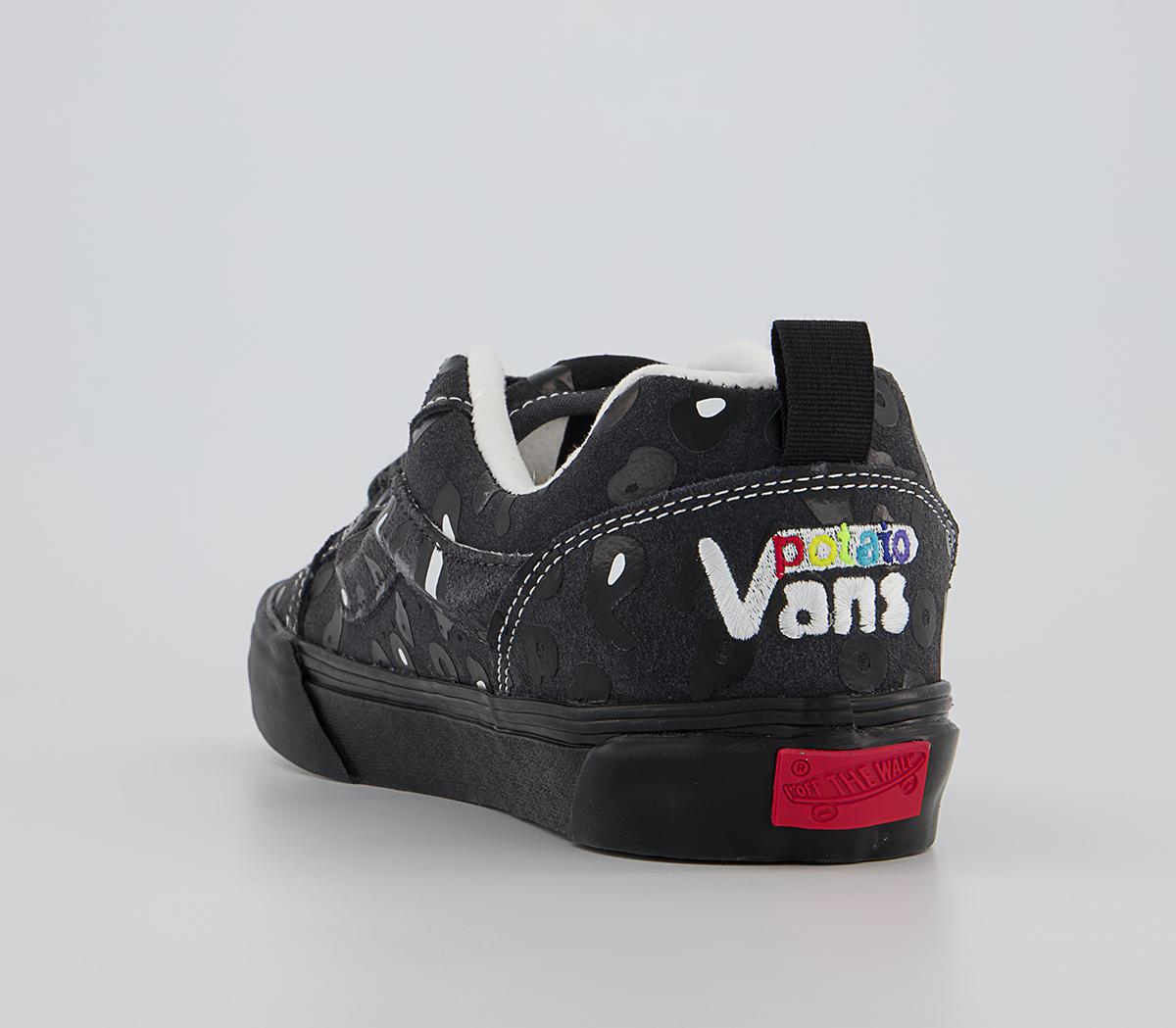Vans Vault Knu Skool VR3 LX Trainers Vans Vault Knu Skool VR3 LX Trainers Imran Potato Asphalt Black True White