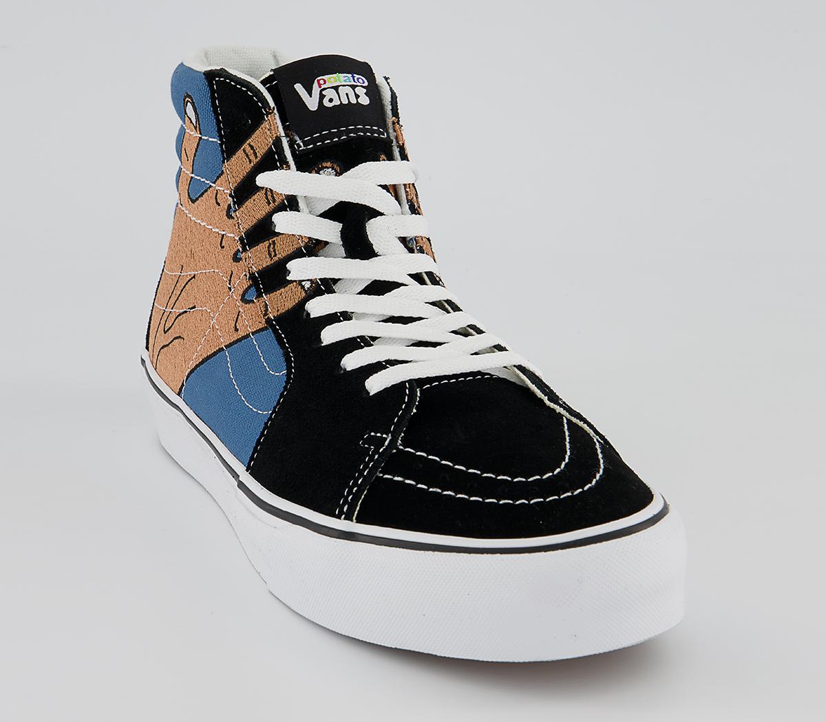 Vans Vault Sk8 Hi VR3 LX Trainers Vans Vault Sk8 Hi VR3 LX Trainers Imran Potato Black Navy True White Fenugreek