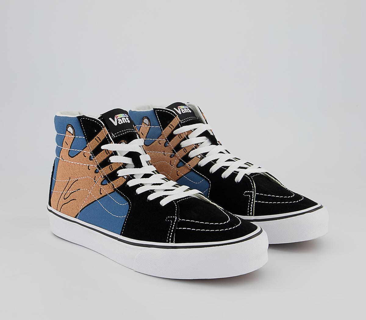 Vans Vault Sk8 Hi VR3 LX Trainers Vans Vault Sk8 Hi VR3 LX Trainers Imran Potato Black Navy True White Fenugreek