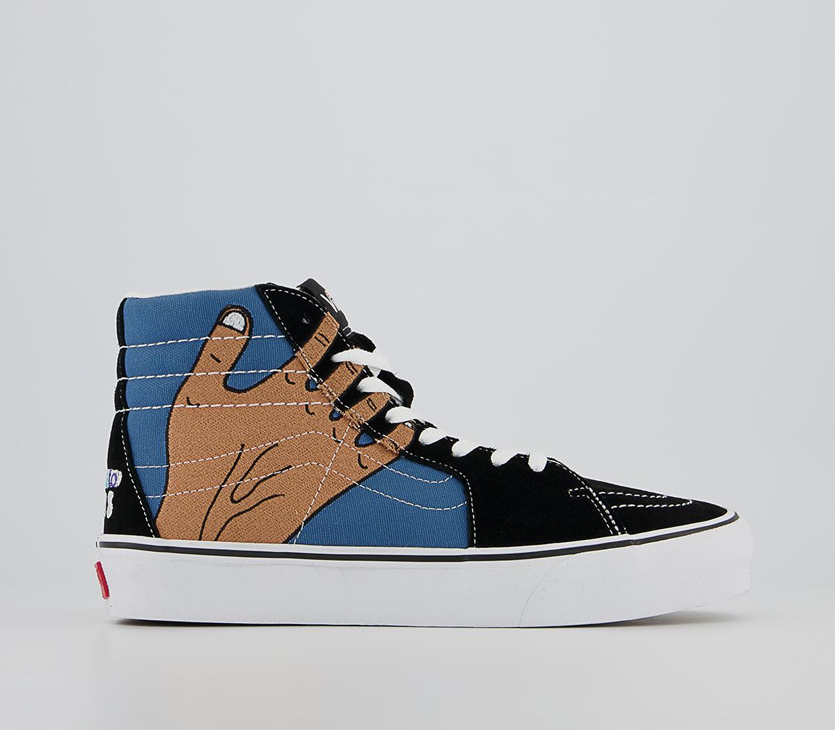 Vans VaultSk8 Hi VR3 LX TrainersImran Potato Black Navy True White Fenugreek