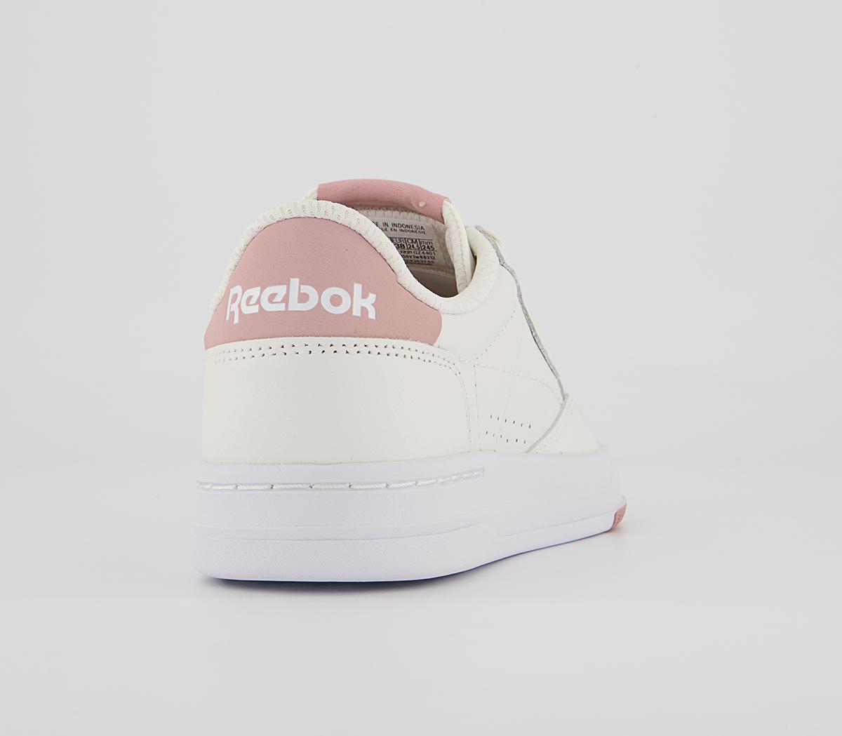Reebok Court Peak Trainers Reebok Court Peak Trainers White Pink