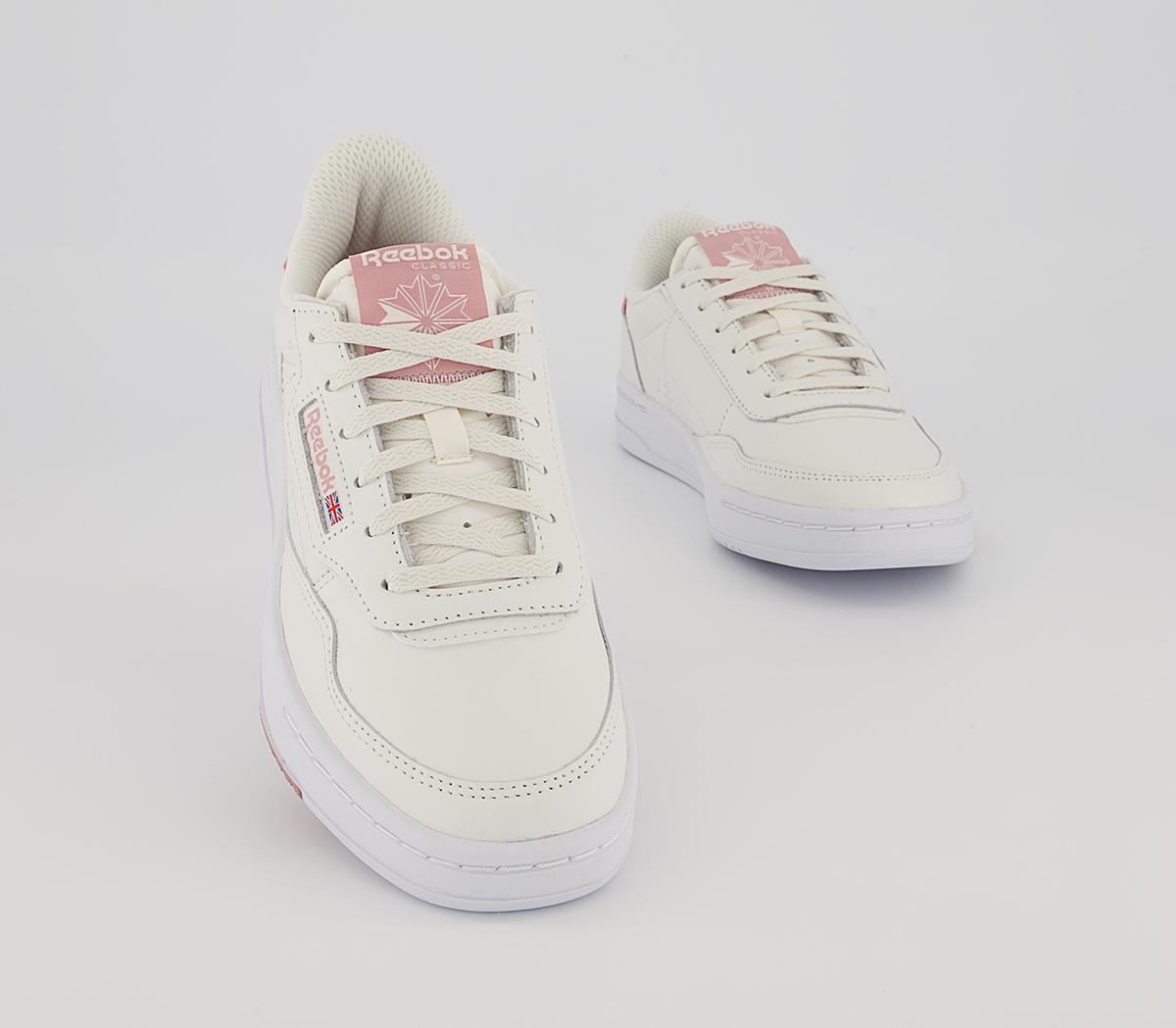 Reebok Court Peak Trainers Reebok Court Peak Trainers White Pink