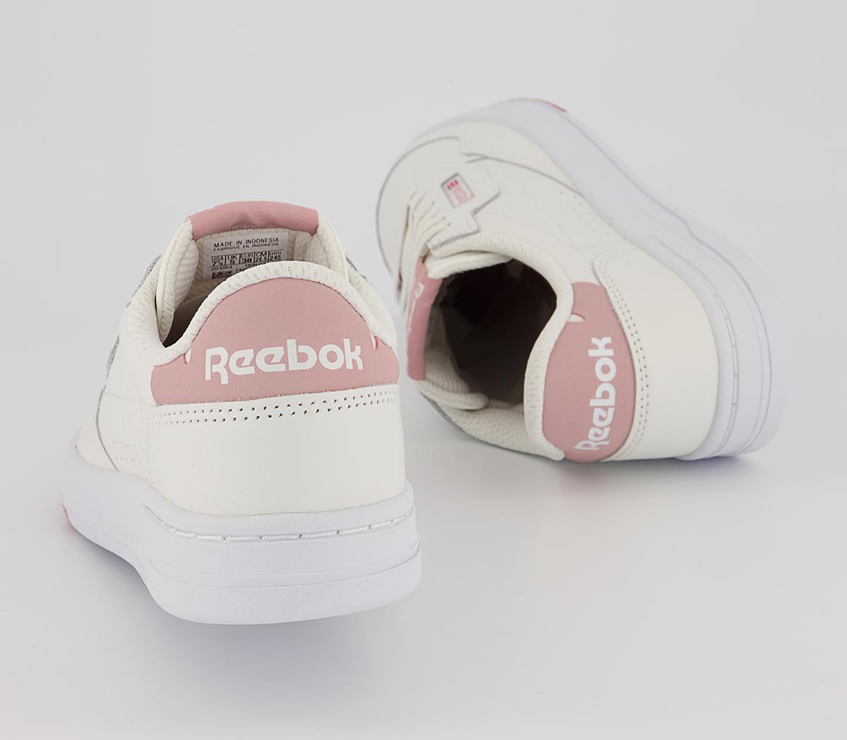 Reebok Court Peak Trainers Reebok Court Peak Trainers White Pink