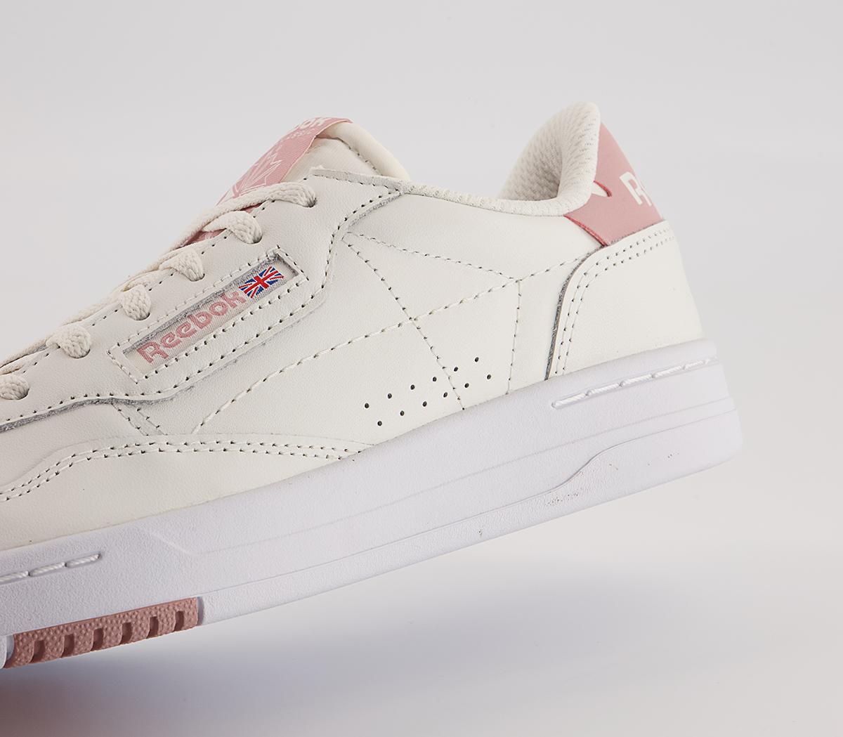 Reebok Court Peak Trainers Reebok Court Peak Trainers White Pink