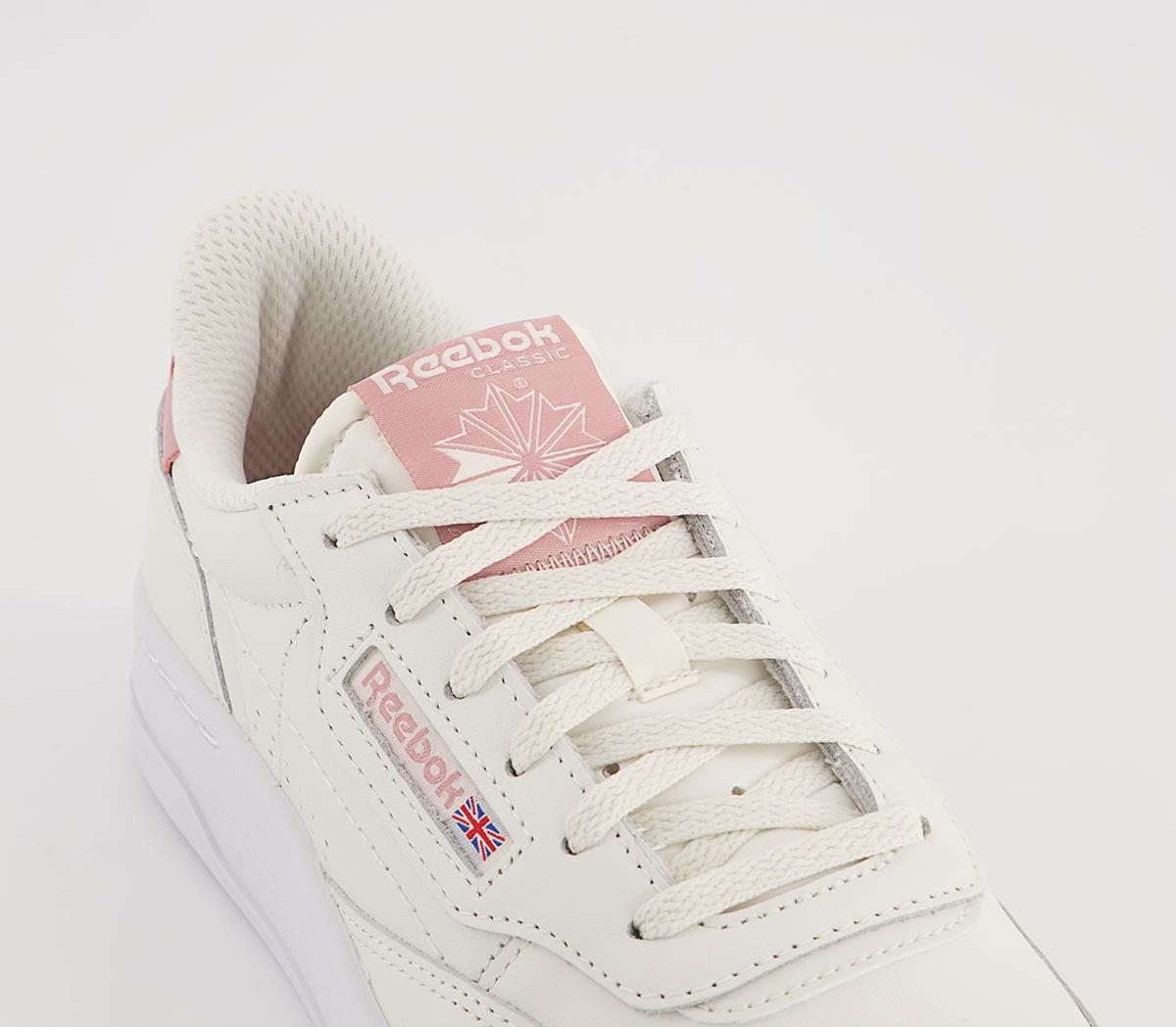 Reebok Court Peak Trainers Reebok Court Peak Trainers White Pink