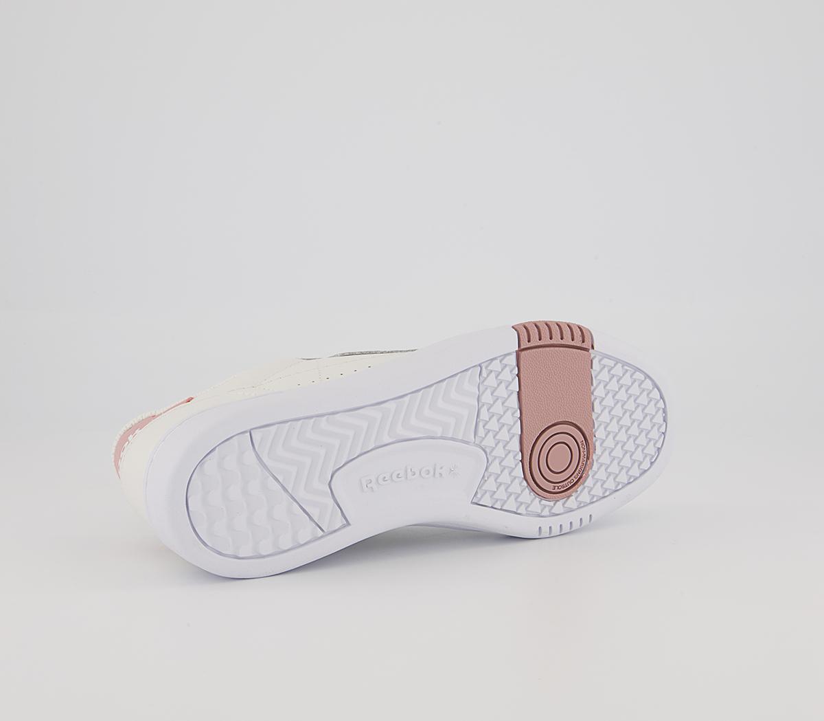Reebok Court Peak Trainers Reebok Court Peak Trainers White Pink