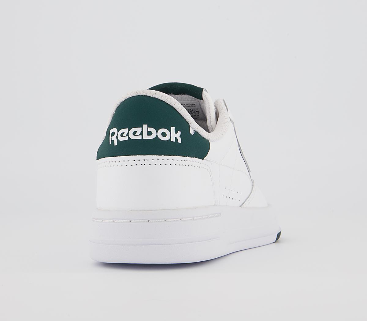 Reebok Court Peak Trainers Reebok Court Peak Trainers White Forest Green