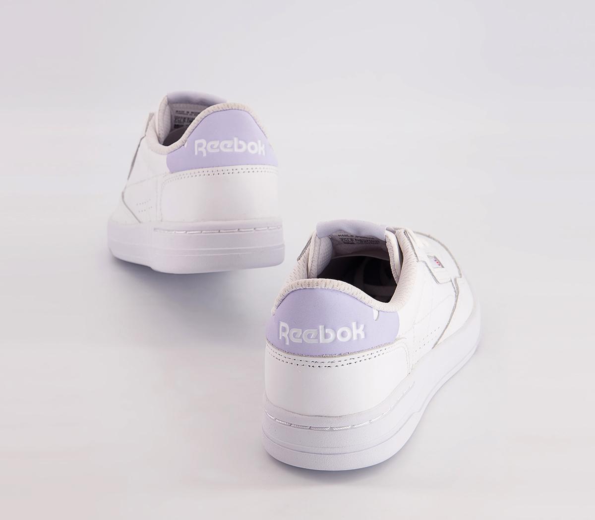 Reebok Court Peak Trainers Reebok Court Peak Trainers White Lucid Lilac