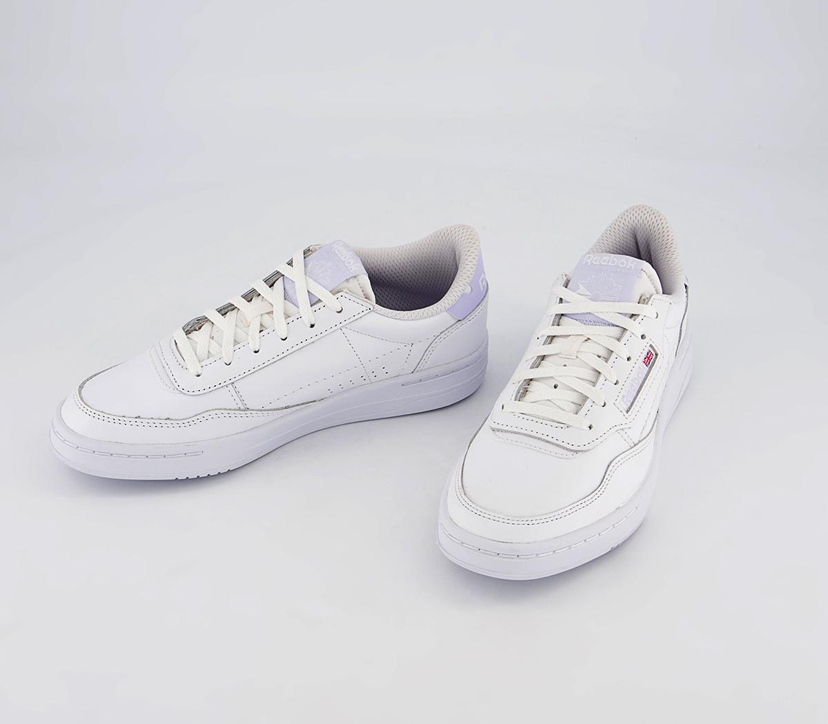 Reebok Court Peak Trainers Reebok Court Peak Trainers White Lucid Lilac