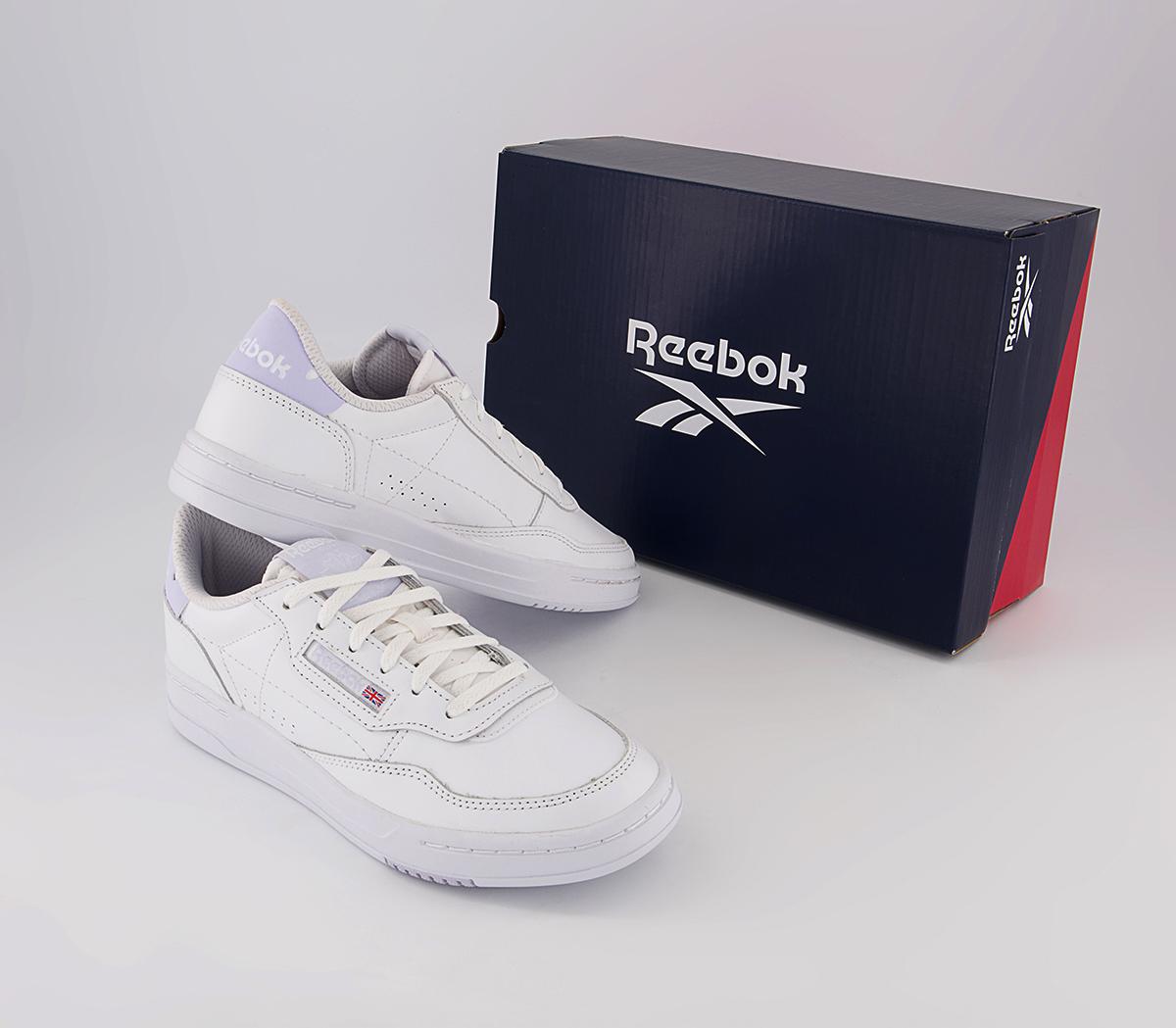 Reebok Court Peak Trainers Reebok Court Peak Trainers White Lucid Lilac