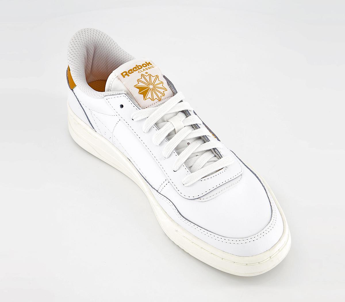 Reebok Court Peak Trainers Reebok Court Peak Trainers White Chalk Bright Orche