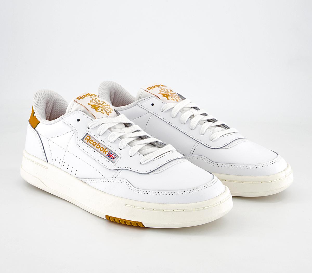 Reebok Court Peak Trainers Reebok Court Peak Trainers White Chalk Bright Orche