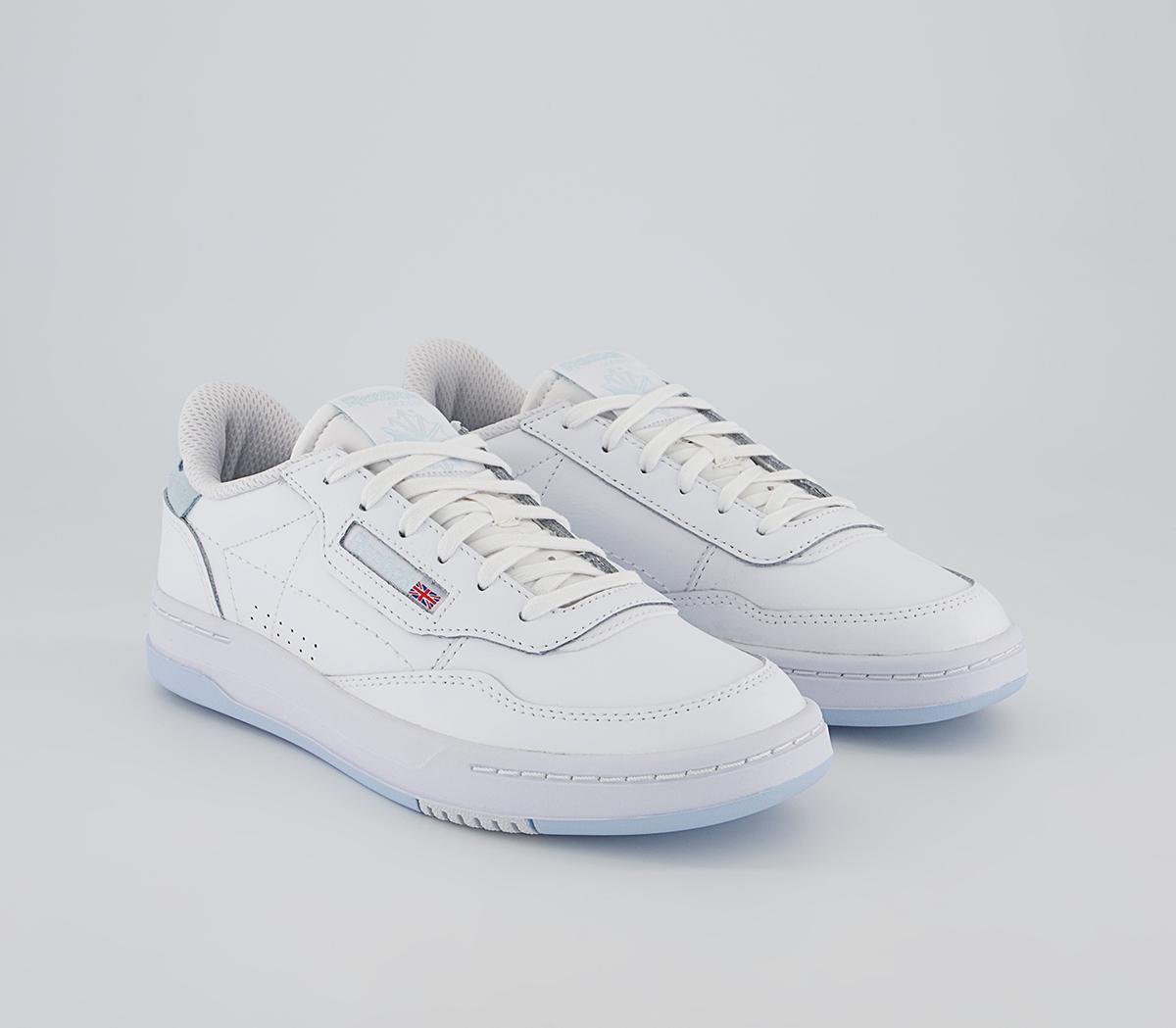 Reebok Court Peak Trainers Reebok Court Peak Trainers White Glass Blue White