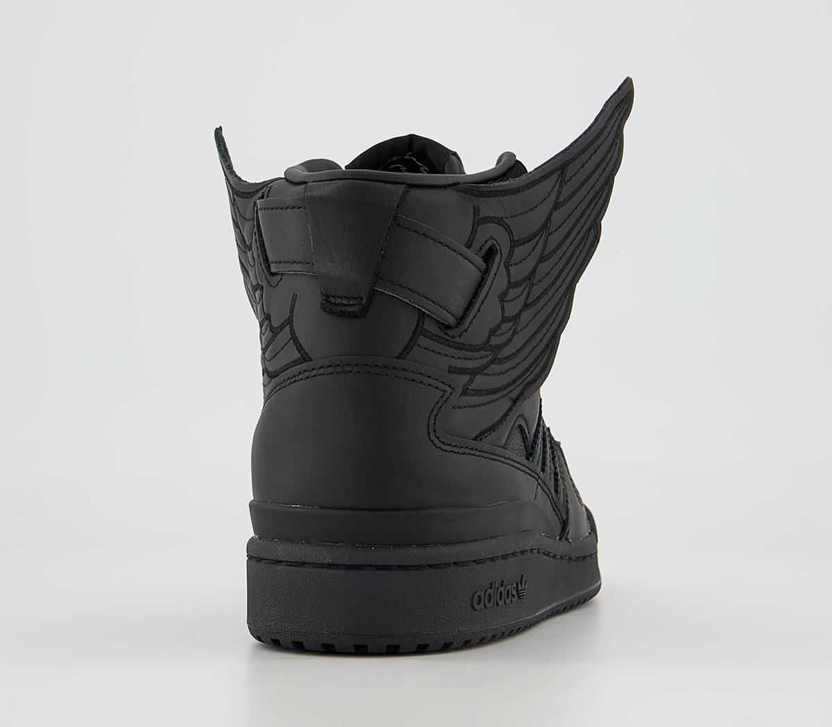 adidas Jeremy Scott New Wings Trainers adidas Jeremy Scott New Wings Trainers Core Black Core Black White