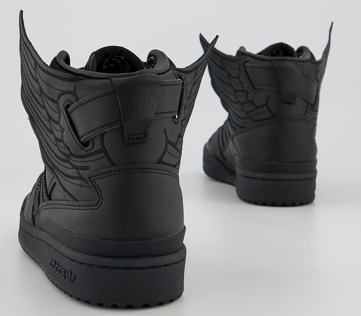 adidas Jeremy Scott New Wings Trainers adidas Jeremy Scott New Wings Trainers Core Black Core Black White