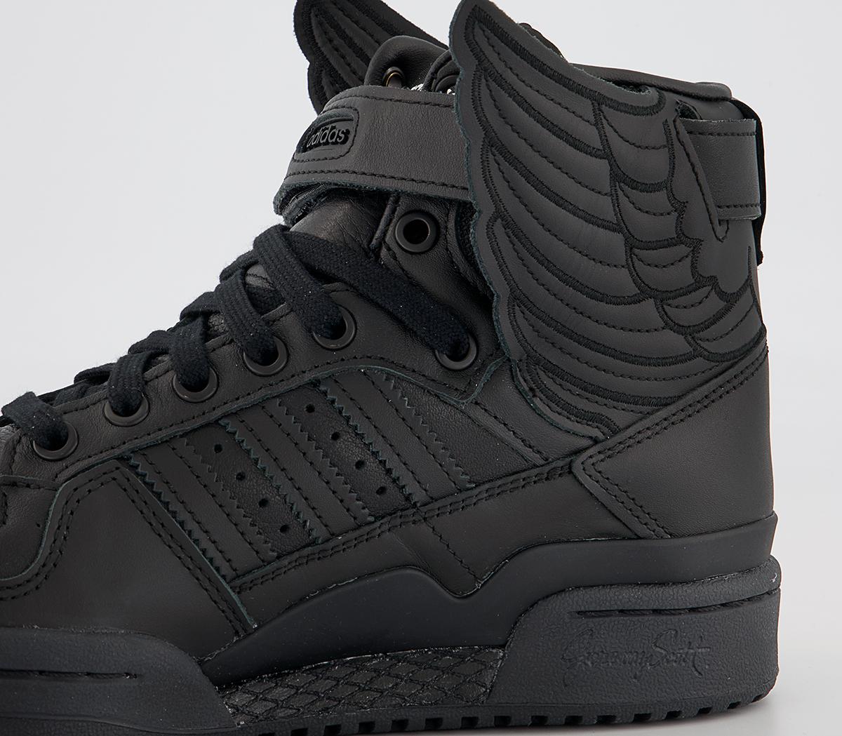 adidas Jeremy Scott New Wings Trainers adidas Jeremy Scott New Wings Trainers Core Black Core Black White