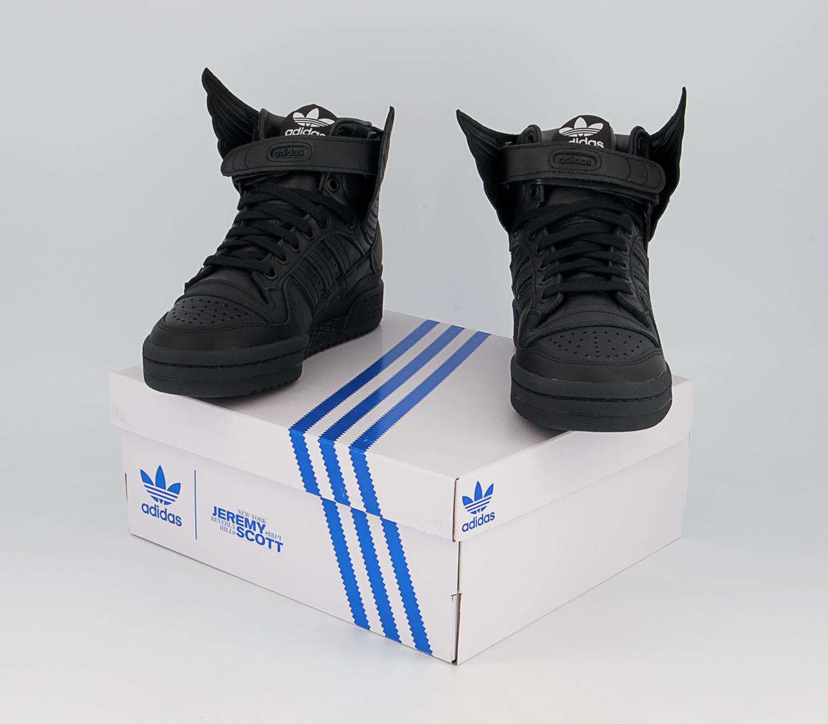 adidas Jeremy Scott New Wings Trainers adidas Jeremy Scott New Wings Trainers Core Black Core Black White