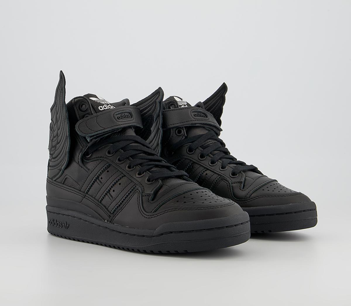 adidas Jeremy Scott New Wings Trainers adidas Jeremy Scott New Wings Trainers Core Black Core Black White