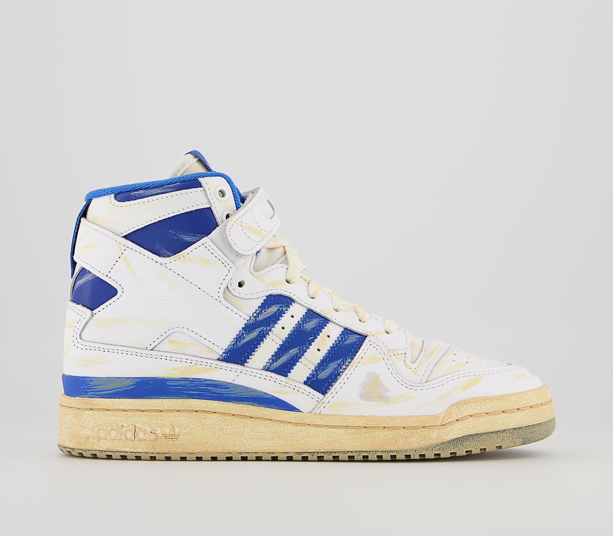 adidasForum 84 Hi AEC TrainersWhite Blue White