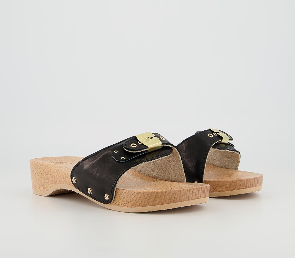 Scholl Pescura Heel Clogs Scholl Pescura Heel Clogs Black Leather