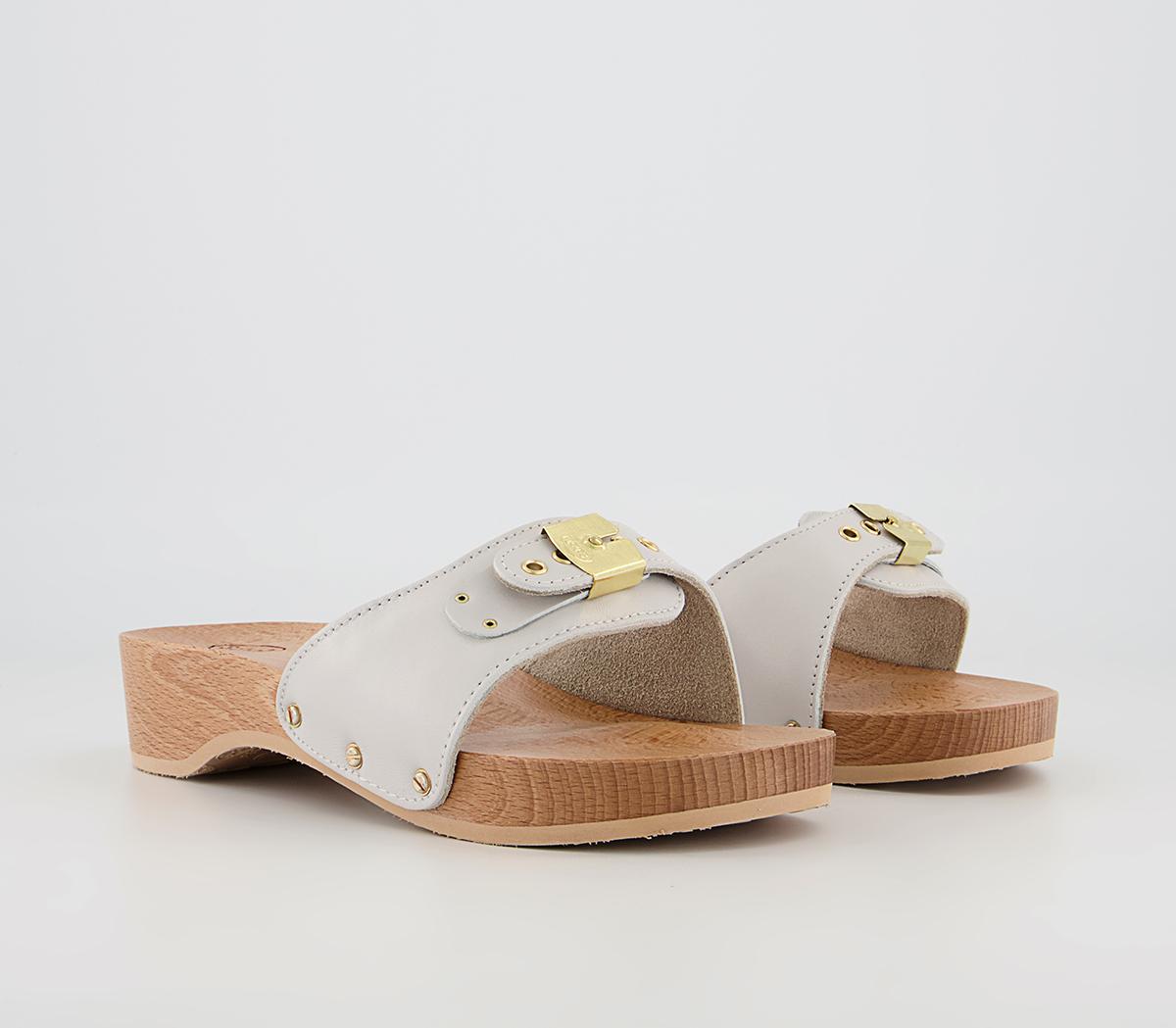 Scholl Pescura Heel Clogs Scholl Pescura Heel Clogs White