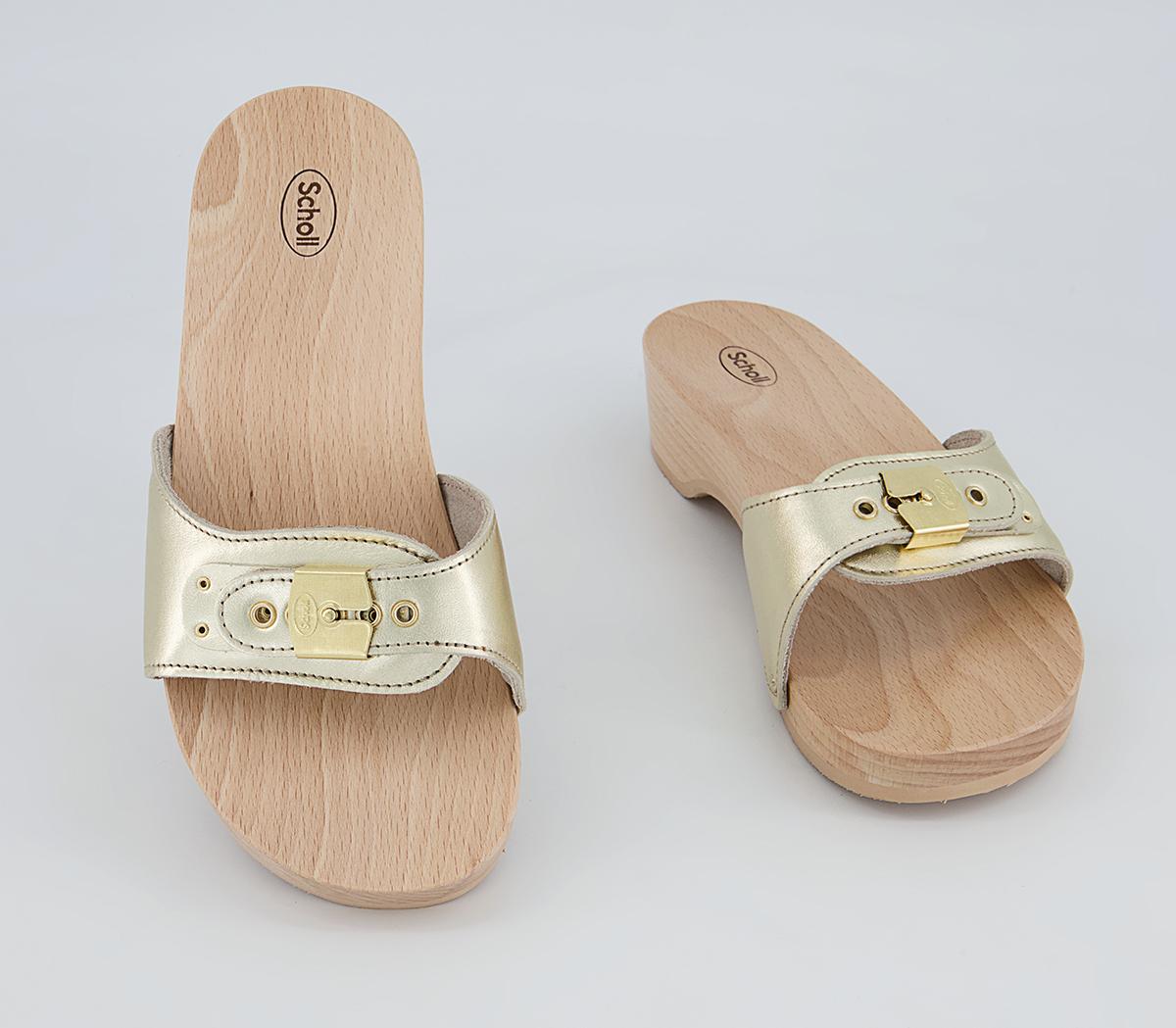 Scholl Pescura Heel Clogs Scholl Pescura Heel Clogs Platinum