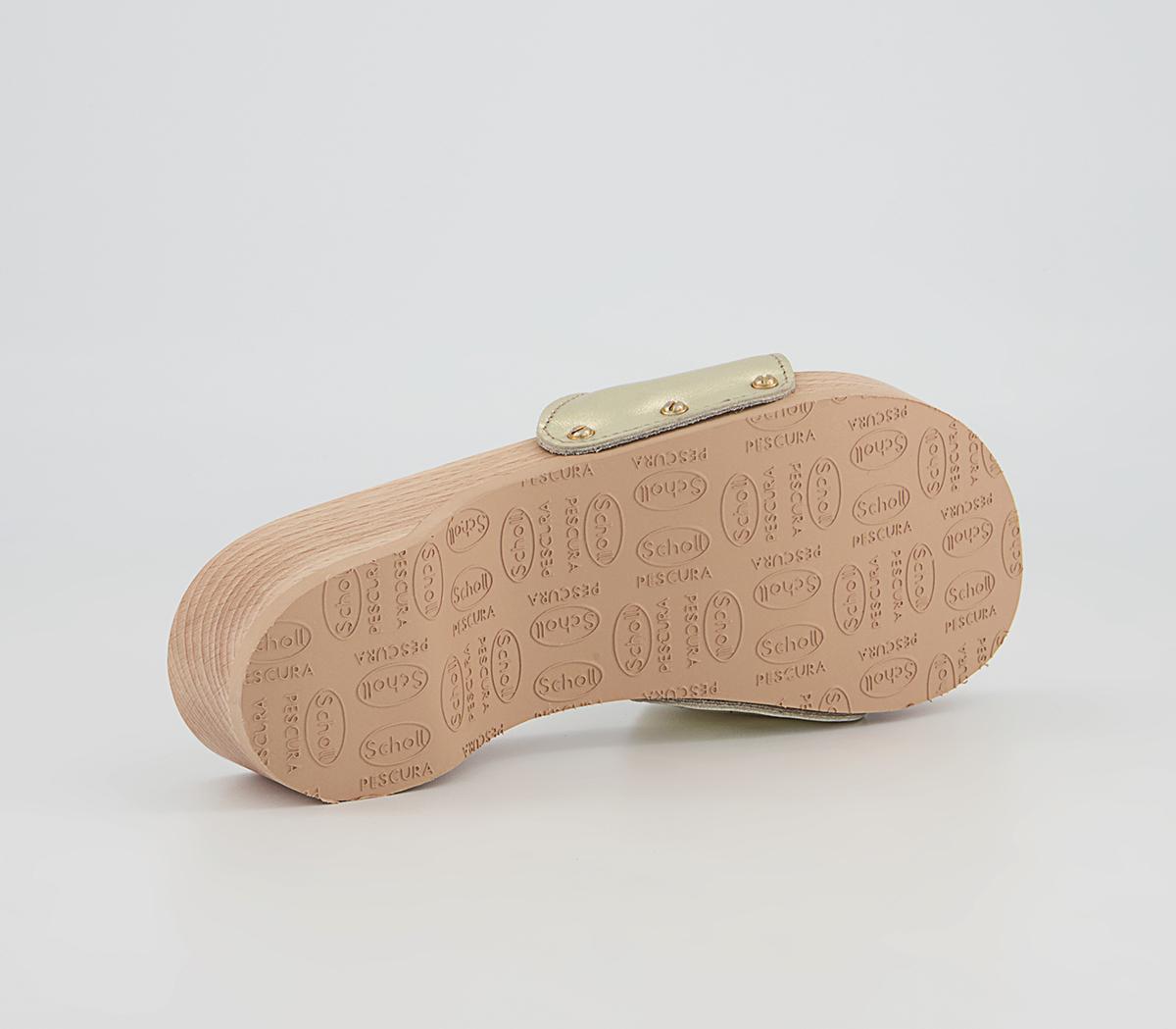 Scholl Pescura Heel Clogs Scholl Pescura Heel Clogs Platinum