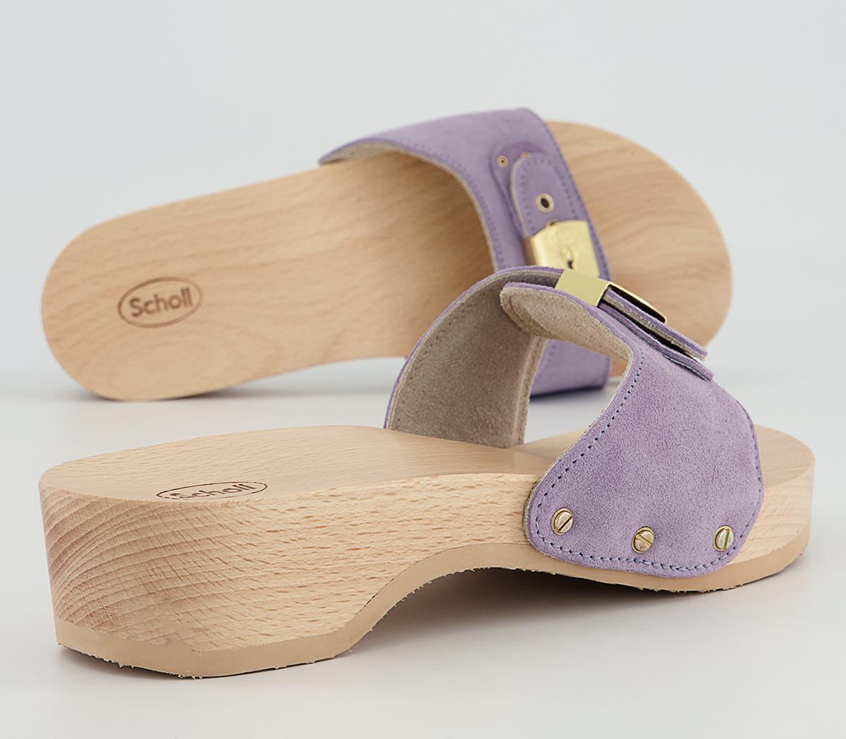 Scholl Pescura Heel Clogs Scholl Pescura Heel Clogs Lilac