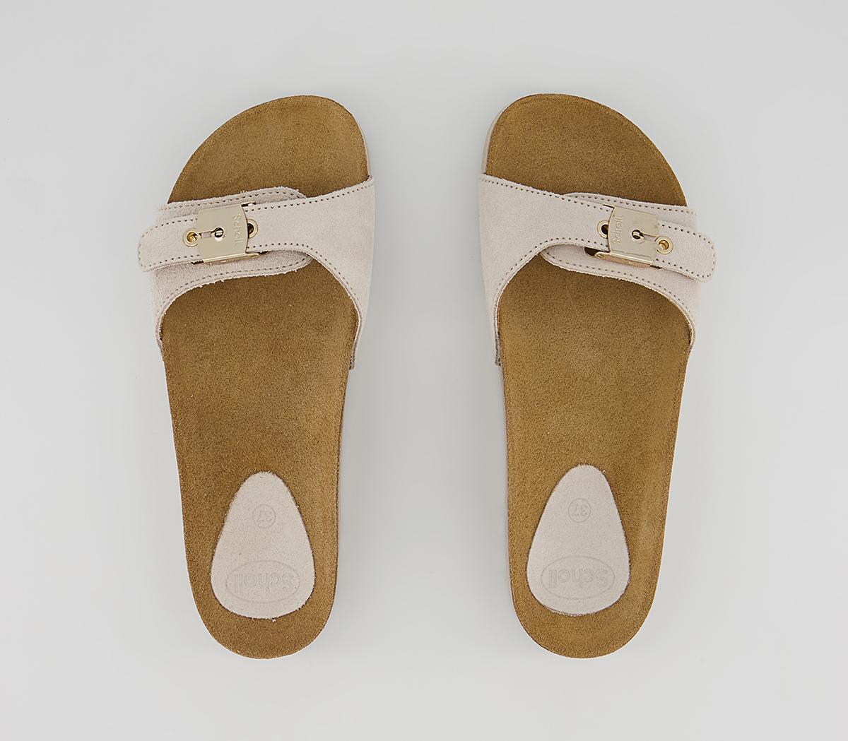 Scholl Nina Slides Beige - Women’s Sandals