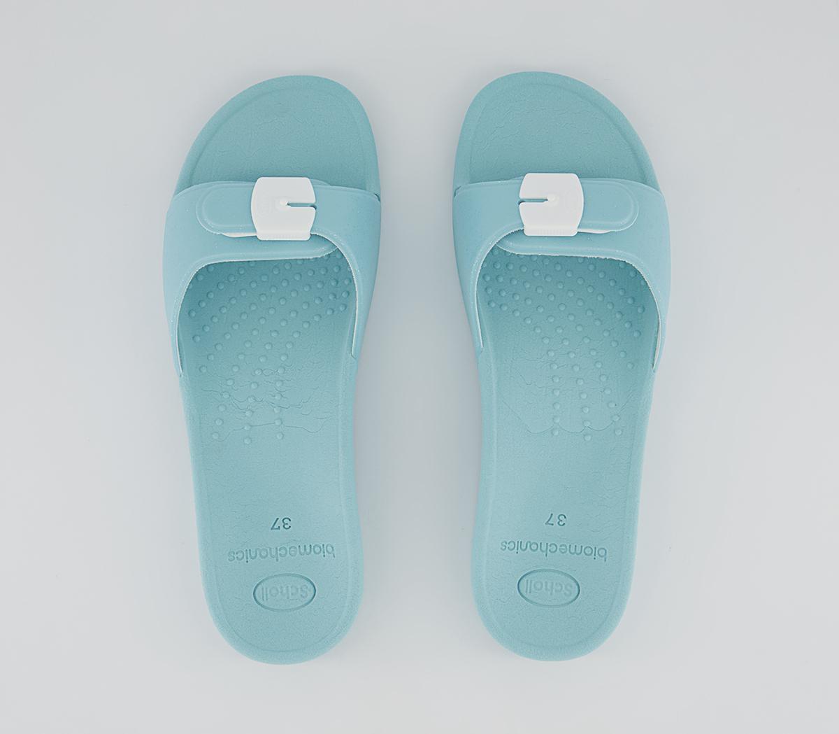 Scholl Scholl Sun Slides Scholl Scholl Sun Slides Light Blue Eva