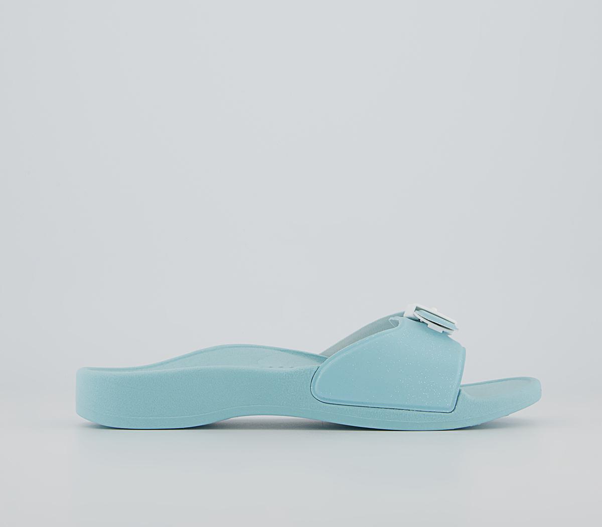 Scholl Scholl Sun Slides Light Blue Eva Women s Sandals