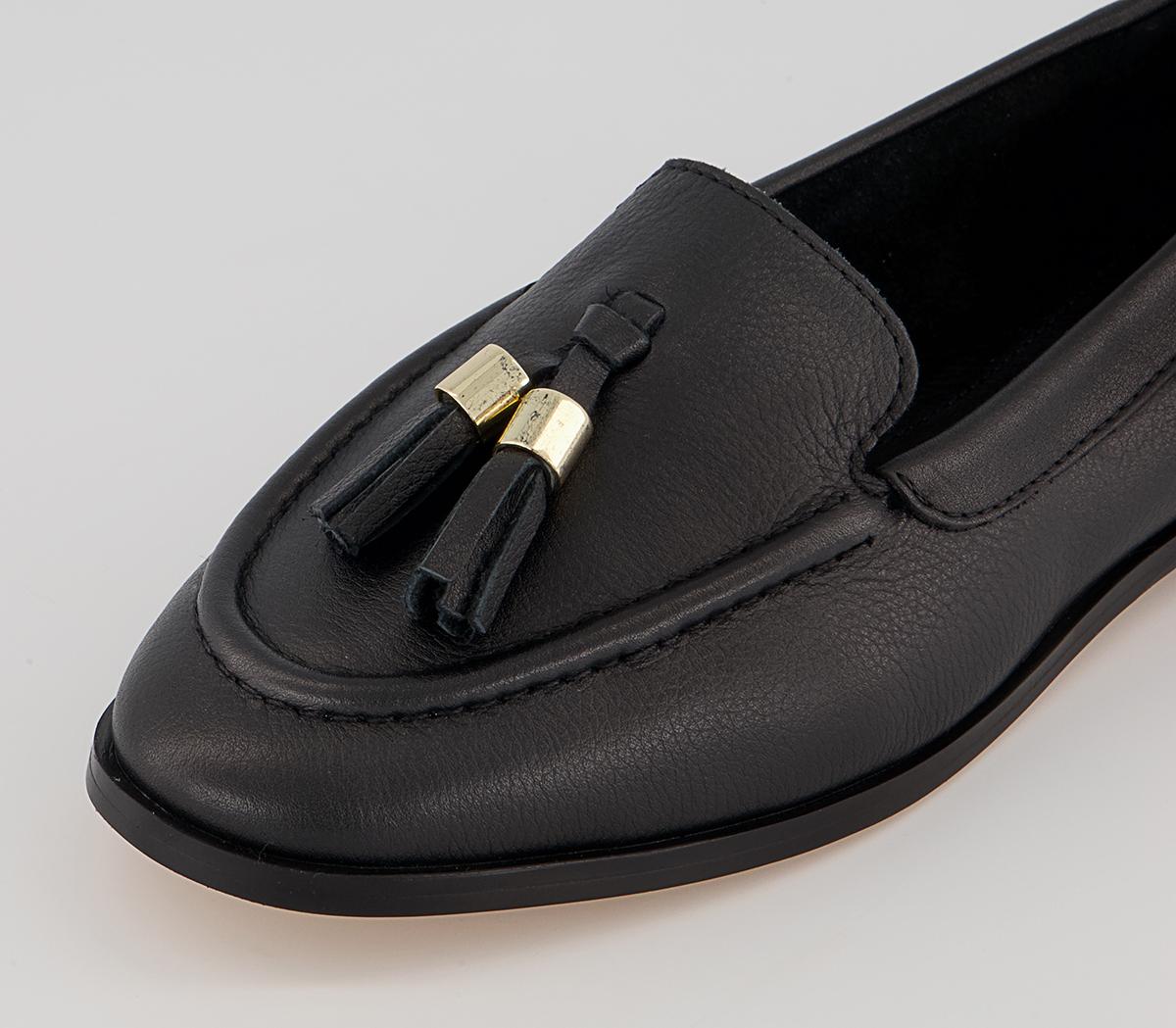 Office Finneas Tassel Loafers Office Finneas Tassel Loafers Black Leather
