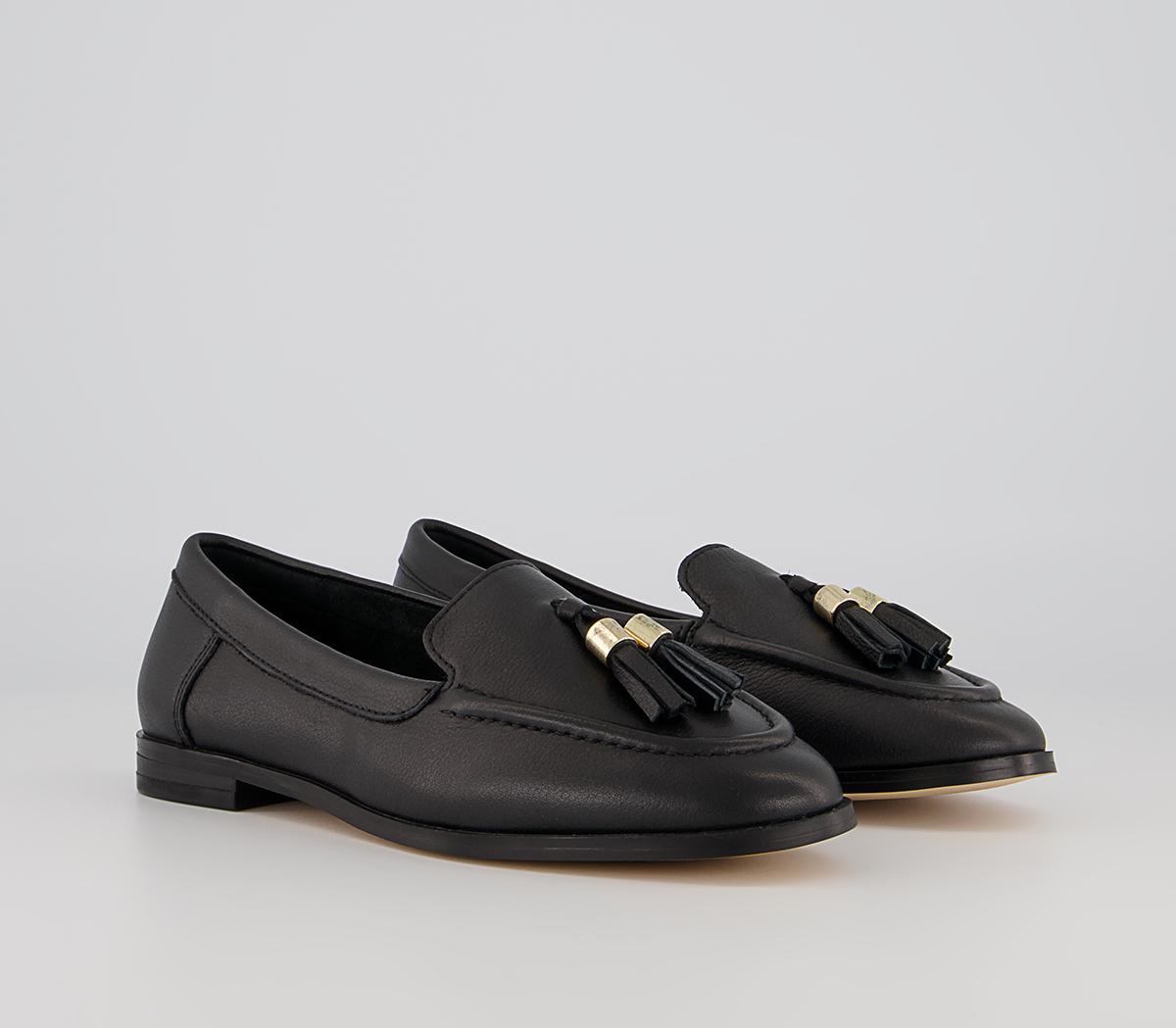 Office Finneas Tassel Loafers Office Finneas Tassel Loafers Black Leather