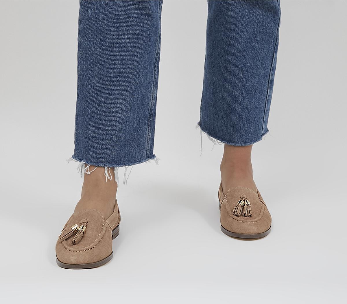 OfficeFinneas Tassel Loafers OfficeFinneas Tassel LoafersNude Suede