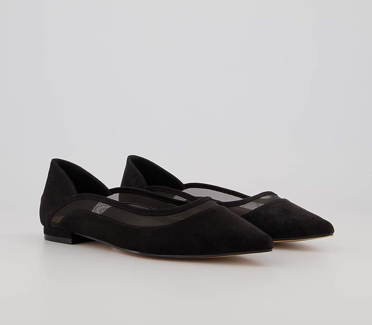 Office Fording Pointed Pumps Office Fording Pointed Pumps Black