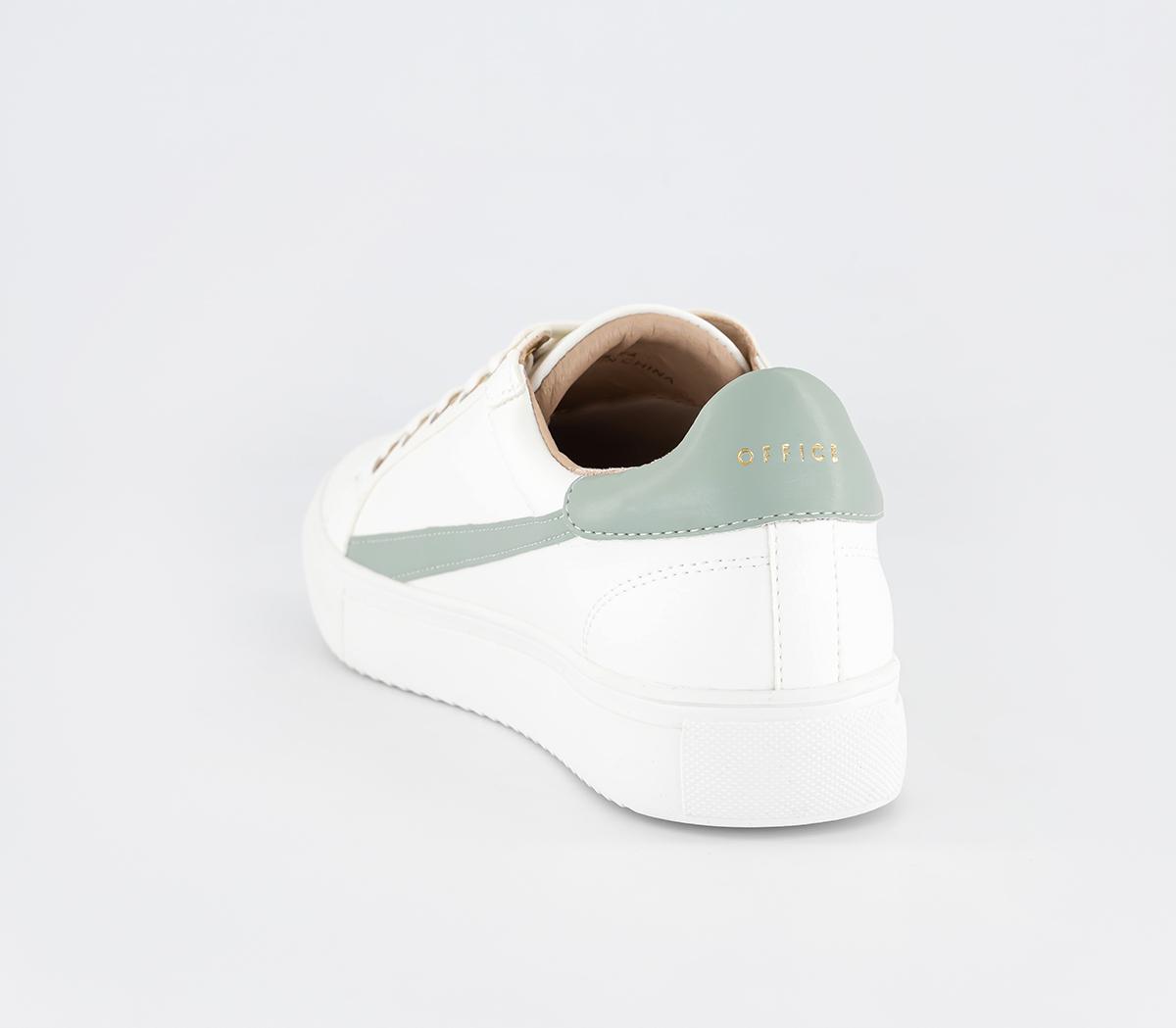 OFFICE Free Spirit Lace Up Trainers OFFICE Free Spirit Lace Up Trainers Whitegreen