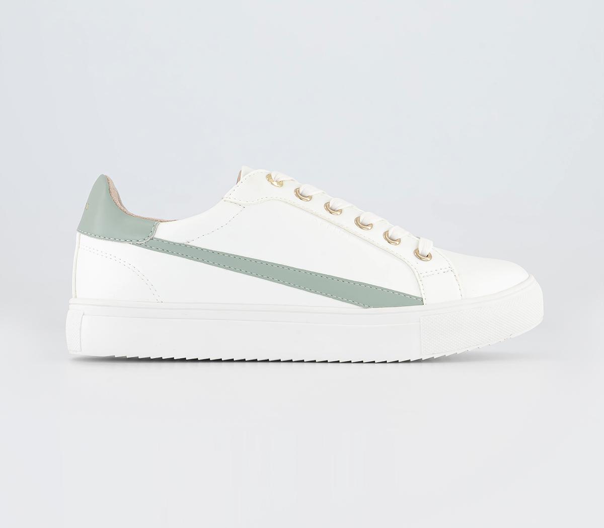 OFFICE Free Spirit Lace Up Trainers OFFICE Free Spirit Lace Up Trainers Whitegreen