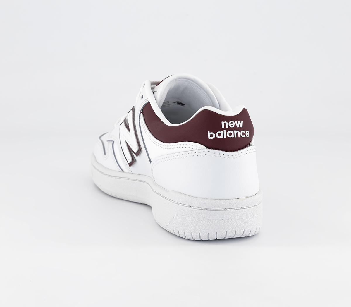 New BalanceBb480 Trainers White Burgundy